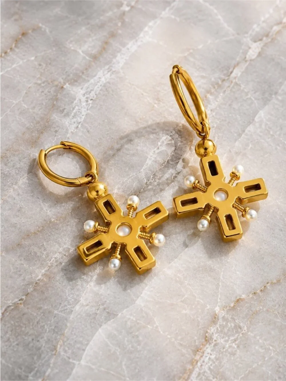 Anthropologie gold tone
